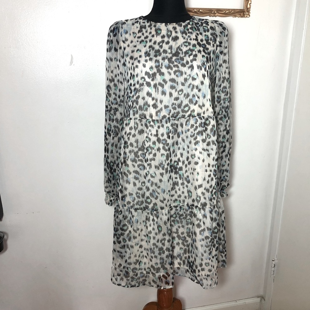LOFT Dress New Size Small Animal Print